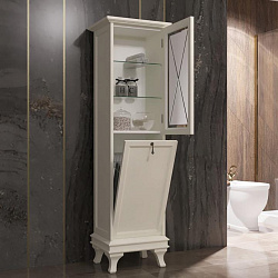 Пенал Opadiris Борджи, цвет слоновая кость, левый