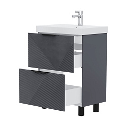 Тумба напольная Geometry 60.2Y графит (9696-60v)