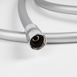 Шланг для душа, серебряный, силиконовый, 2.0м, Optima Home, IDDIS, OPH20SLi19