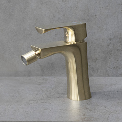 Урсус Смеситель для биде, матовое золото