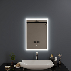 Зеркало/LED-подсветка(50см*70см)/сенсор. выключатель Siena/AQUA DE MARCO