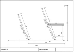 Рама д/ванны: Joanna 150 NEW метал. в комплекте со сборочным пакетом