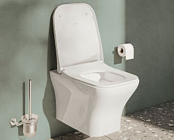 ВЫВОД Zentrum Square Подвесной Безободковый унитаз, сиденье отдельно 810-003-009