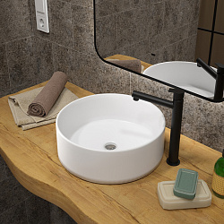 Corpa Nera Bosso/Боссо раковина накладная D35, белый