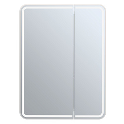 Зеркальный шкаф/LED-подсветка/ИК выключатель на взмах/ (60*80см) Asti /AQUA DE MARCO