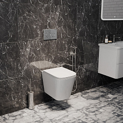 Corpa Nera Grossi/Гросси унитаз подвесной безободковый, белый