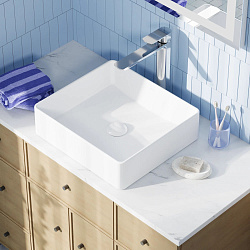 Раковина накладная Pragma Teiden, белая глянцевая, TDN1.GWSM.025