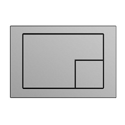 Кнопка: CORNER, пластик хром матовый