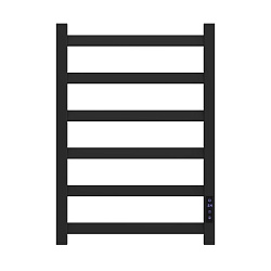 Полотенцесушитель электрический Point Атлант PN18846B П6 400x600, диммер справа, черный