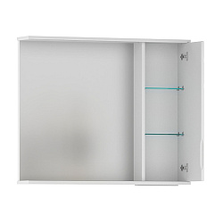 Зеркало-шкаф Adel 80 правый (белый)