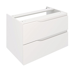 Тумба NORDIC 80 /2 ящ /подвесная/белая/под столешницу/AQUA DE MARCO