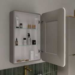 Шкаф зеркальный с подсветкой Desert 570х860 правый, амарок