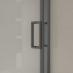 Душевая дверь City VDS-5CT130CLGM, 1300, вороненая сталь, стекло прозрачное, , шт