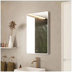 DREJA.eco Зеркало POINT, 50x80 см, сенсорный выключатель, LED-подсветка