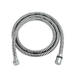 Шланг душевой 1.5 м, ПВХ/хром/серый, блистер LE8042P