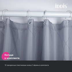 Штора для ванной, 200x240 см, Полиэстер, IDDIS, BD03P24i11