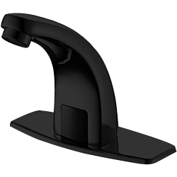 Смеситель для раковины сенсорный черный HB523-7