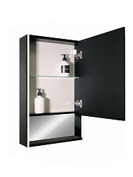 Зеркало-шкаф "Filit LED" 500х800 правый, черный