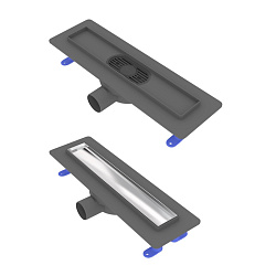 Corpa Nera Salieri/Сальери душевой трап 40 см под плитку с гидрозатвором