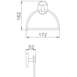 Полотенцедержатель HB1904-2