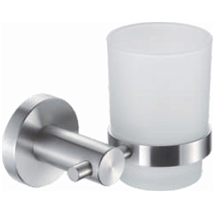 Держатель стакана матовое стекло, нержавеющая сталь HB8306