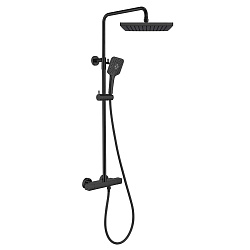 Душевая стойка Next VSFS-1N0TMB термостатическая без излива, 25см верх душ, черный, , шт