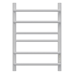 Полотенцесушитель электрический Point Сатурн PN90846W П6 400x600 диммер справа, белый