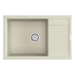 Мойка кухонная Point Велета 78 PN3002BG, светло-бежевый