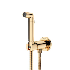Встраиваемый смеситель с гигиеническим душем, латунь/золото LM7171G