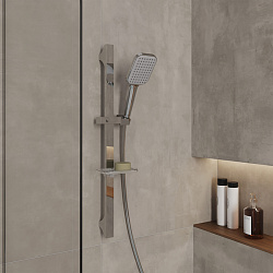 Лейка для душа, 1 режим, Ideal Spa, Milardo, ILS1FCSM18