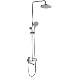 Душевая система, тропический душ, латунь, хром, HB24590