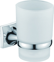 Держатель стакана матовое стекло, хром HB8506