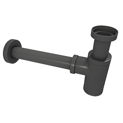 Corpa Nera сифон для раковины, графит матовый
