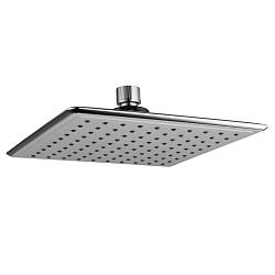 Лейка душевая верхняя, квадратная, 20х20см,пластик/хром, блистер