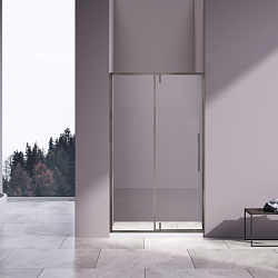 Душевая дверь Slim-N VDP-4SN120CLGM, вороненая сталь, стекло прозрачное, , шт