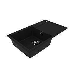 IMANDRA 840 Мойка кухонная из кварцгранита цвет: антрацит  комплектация: крепеж, сливная арматура с