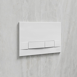 BIT Кнопка смыва Lemark механическая цвет:  белый глянец