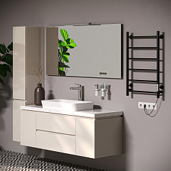 Aringa Честер полотенцесушитель лесенка электрический 80*50, черный