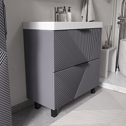 Тумба напольная Geometry 80.2Y графит (9696-80v)