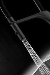 Смеситель для кухни Vincea VKF-115MB, черный, , шт