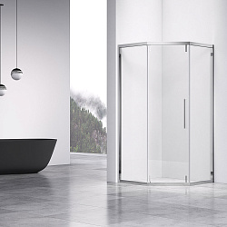 Душевой уголок Show VSP1-4SH100CL, 1000*1000, хром, стекло прозрачное, , шт