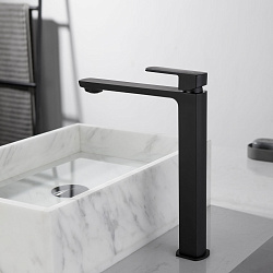 Смеситель для раковины Next VBF-1N2MB однорычажный, черный, , шт