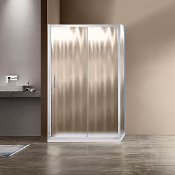 Душевой уголок Garda VSR-1G9016CH, 1600*900, хром, стекло шиншилла, , шт