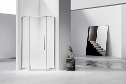 Душевой уголок Slim-N VSP-4SN100CL, 1000*1000, хром, стекло прозрачное, , шт