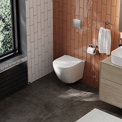 Corpa Nera Bosso L/Боссо Л унитаз подвесной безободковый, быстросъемное сиденье с микролифтом, белый