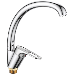 Смеситель для кухни, латунь, хром HB4104-2