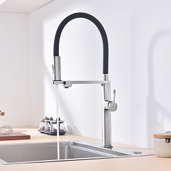 Смеситель для кухни Vincea VKF-119CH, хром, , шт