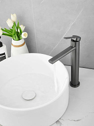 Смеситель для раковины, оружейная сталь B11813-3