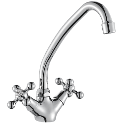 Смеситель для кухни, латунь, хром HB4519