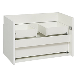 Тумба /2 ящ/подвесная/белый/раковина MODUO(80см) Skandi/AQUA DE MARCO